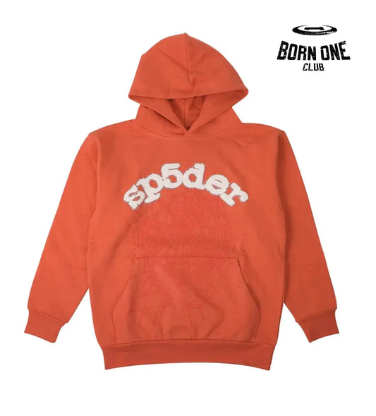 Sp5der Skittles Hoodie Orange Hoodie