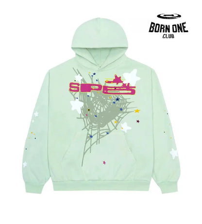 Sp5der Sp5 Mint Hoodie Hoodie