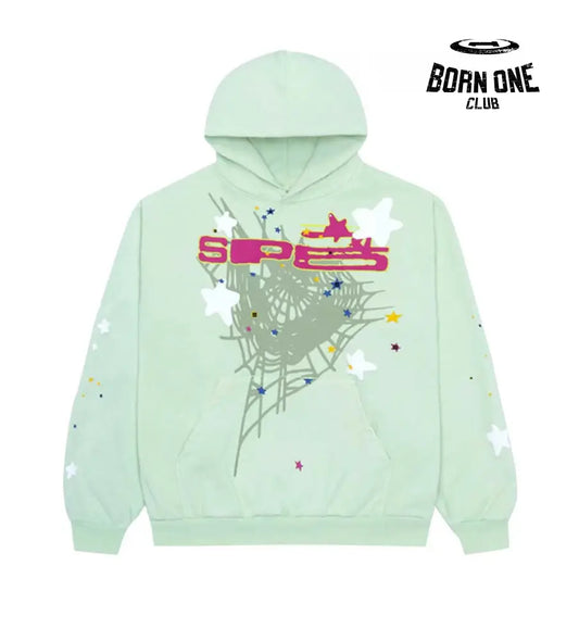 Sp5der Sp5 Mint Hoodie Hoodie