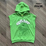 Sp5der Web Hoodie shorts Conjutno Bermuda Moletom