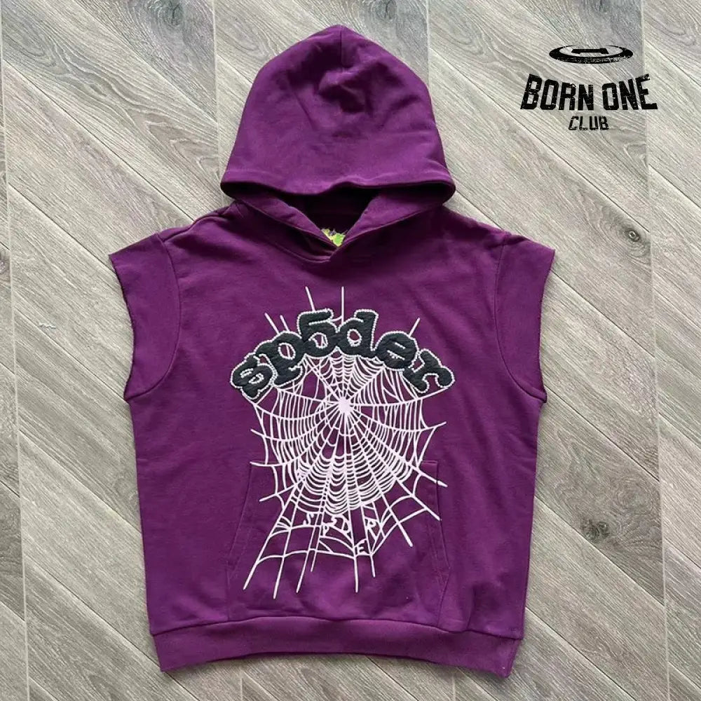 Sp5der Web Hoodie shorts Conjutno Bermuda Moletom