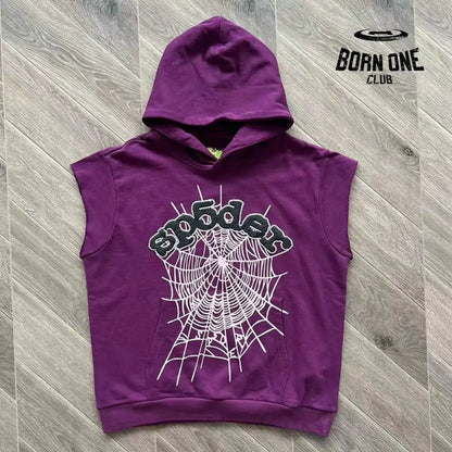 Sp5der Web Hoodie shorts Conjutno Bermuda Moletom