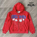 Sp5der worldwide Atlanta Hoodie Jacket Jaqueta Moletom Conjunto