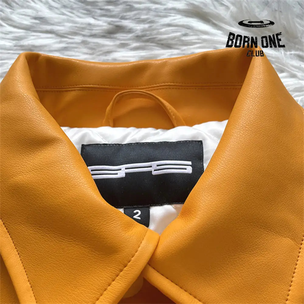 Sp5der Worldwide S Logo Varasity Orange Jacket Jaqueta