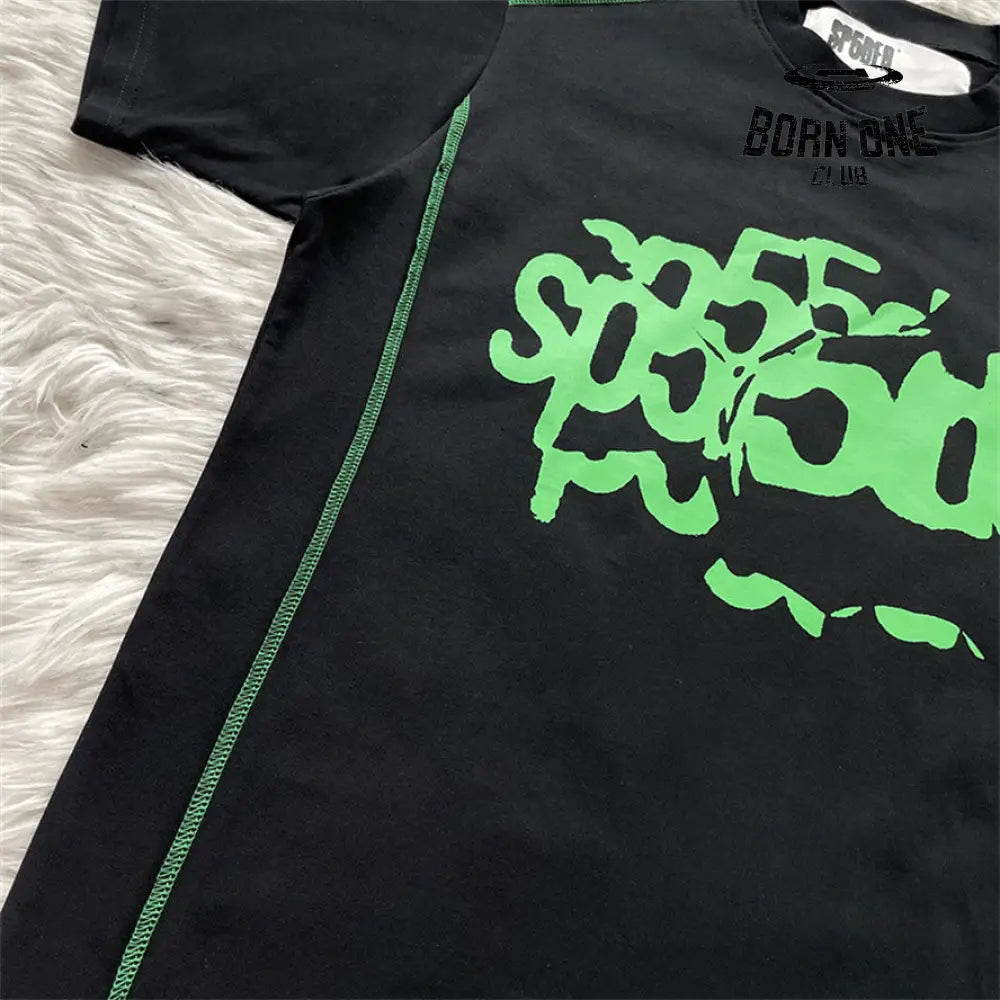 Sp5der Worldwide T-Shirt Black Camiseta