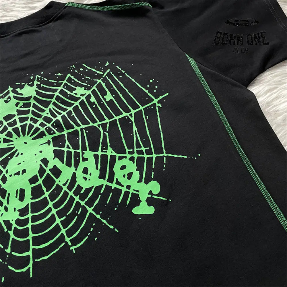Sp5der Worldwide T-Shirt Black Camiseta
