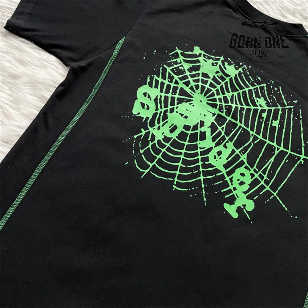 Sp5der Worldwide T-Shirt Black Camiseta