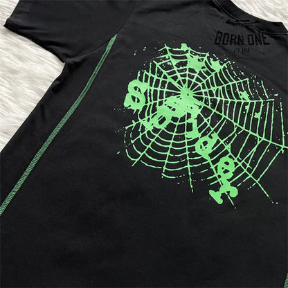 Sp5der Worldwide T-Shirt Black Camiseta