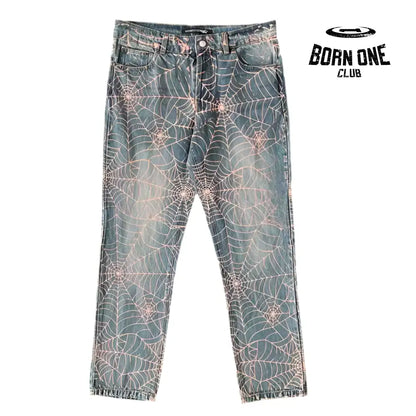 Sp5der worldwide Track Jacket pants Calça Jeans