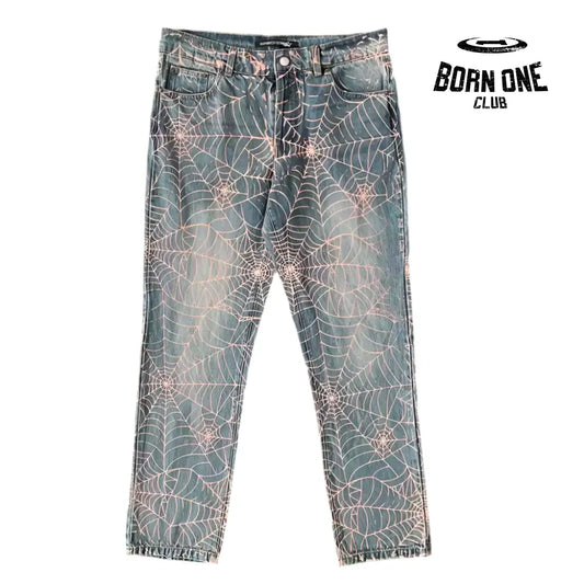 Sp5der worldwide Track Jacket pants Calça Jeans