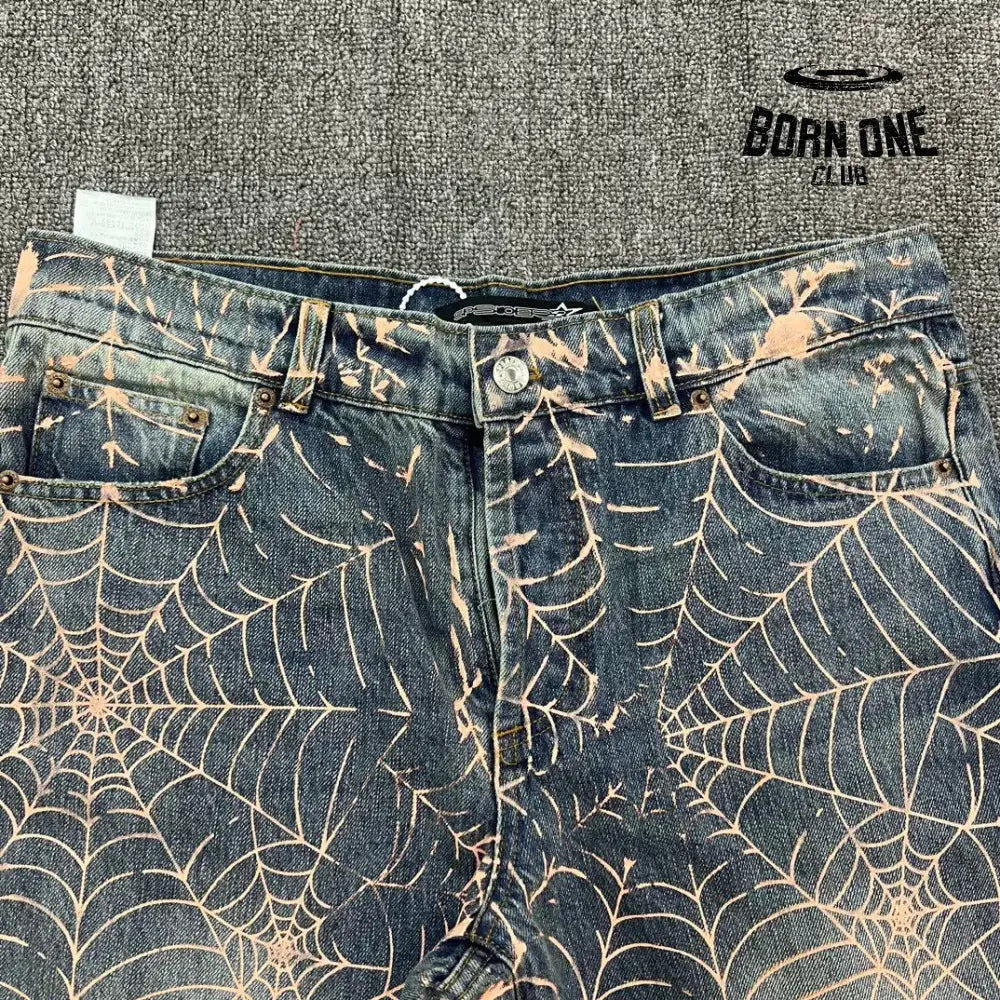 Sp5der worldwide Track Jacket pants Calça Jeans
