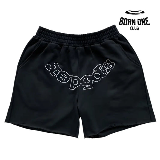 Spider Worldwide Classic Fonts Shorts Bermuda Black