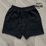 Spider Worldwide Classic Fonts Shorts Bermuda Black