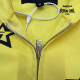 Spider Yellow 5-Star Zip Hoodie Jaqueta Moletom