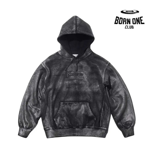 Supreme MM6 Maison Margiela Foil Box Logo Hooded Sweatshirt Moletom