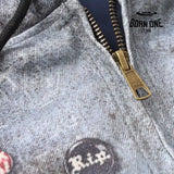 Supreme x HJR Trompe L’oeil Hooded Work Jacket in Blue Jaqueta