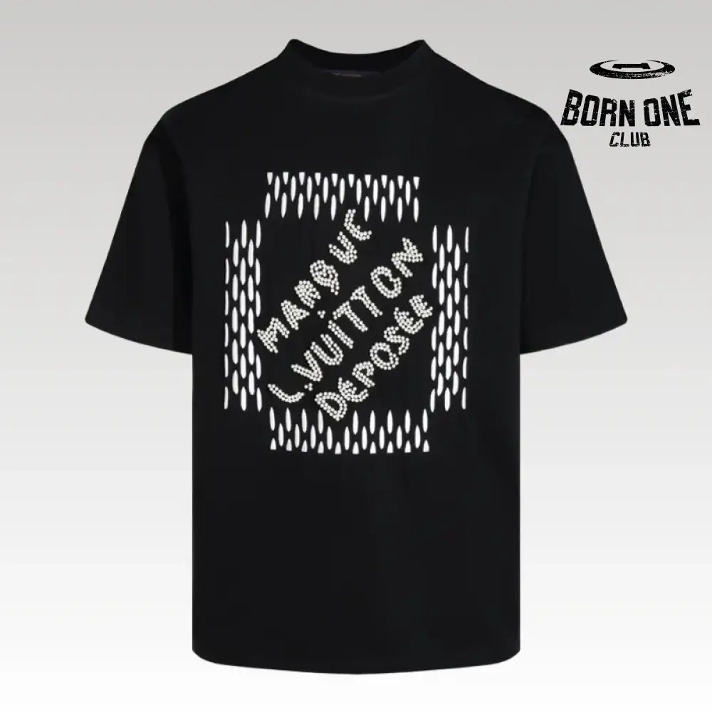 Camiseta Louis Vuitton Graphic Print Black LV023