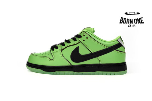 The Powerpuff Girls x Nike SB Dunk Low Buttercup FZ8319-300
