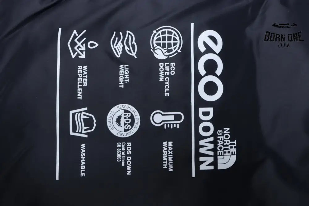 The North Face 1996 Eco Nuptse Jaqueta 'Black Gray'