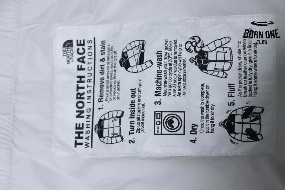 The North Face 1996 Eco Nuptse Jaqueta 'White Black'