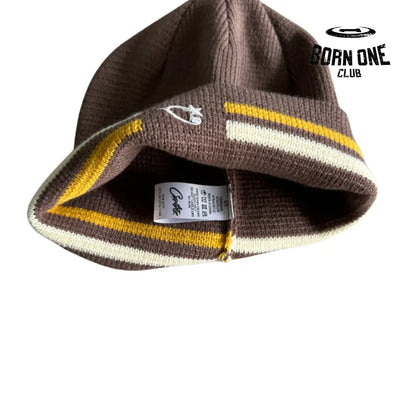Touca Corteiz Knit Beanie Brown