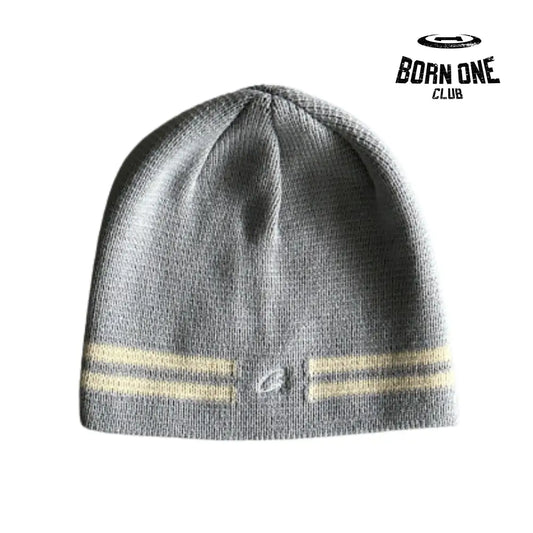 Touca Corteiz Knit Stripe Beanie Gray