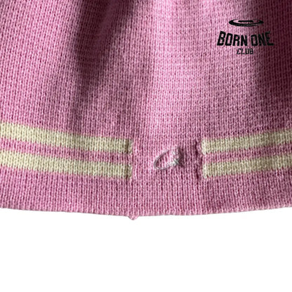 Touca Corteiz Knit Stripe Beanie Pink