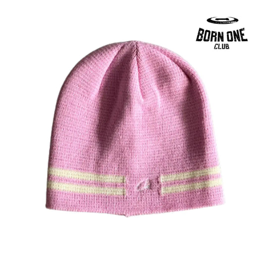 Touca Corteiz Knit Stripe Beanie Pink
