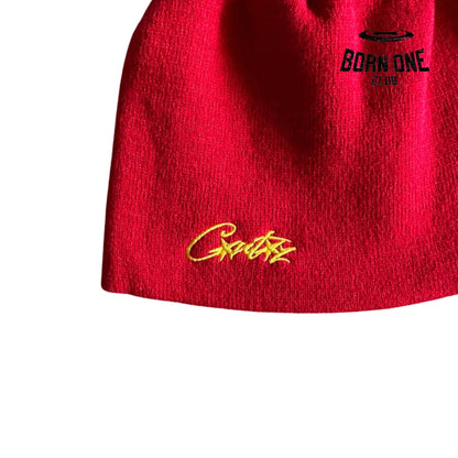 Touca Corteiz Side Embroidered Cold Hat Red