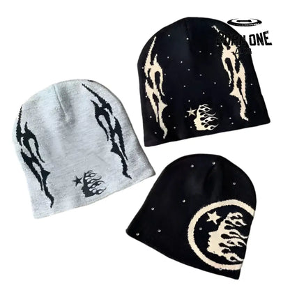 Touca Hellstar Studios logo Sports Flame Beanie