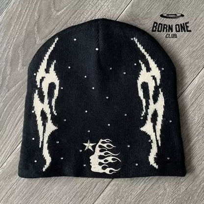 Touca Hellstar Studios logo Sports Flame Beanie