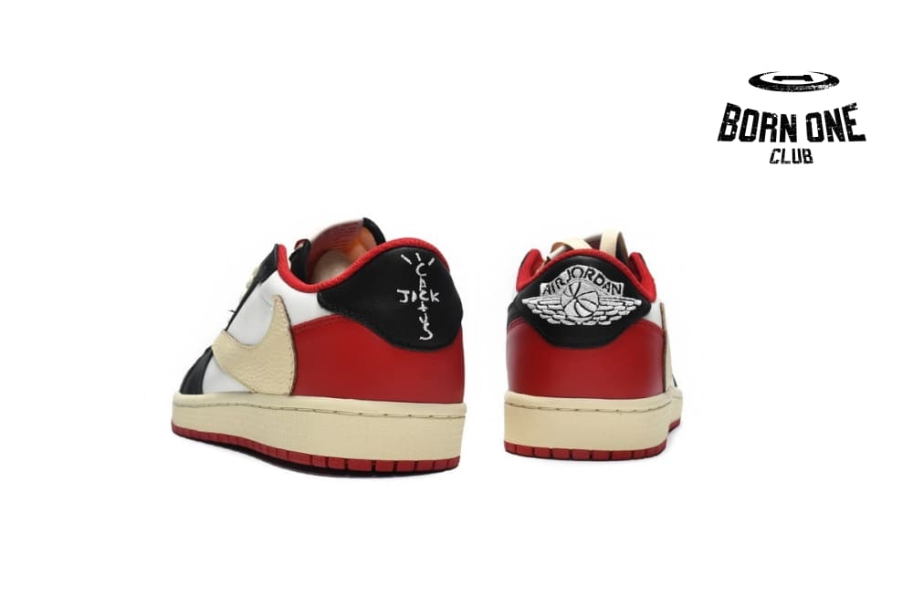 Travis Scott x Air Jordan 1 Low Black Red DM7866-166