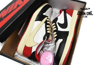 Travis Scott x Air Jordan 1 Low Black Red DM7866-166