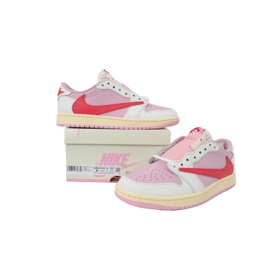 Travis Scott x Air Jordan 1 Low Hot Powder Pouring IQ7604-101