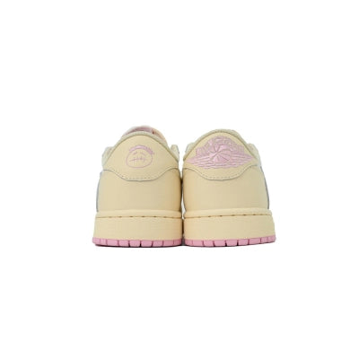 Travis Scott x Air Jordan 1 Low Soft Powder Pouring IQ7604-100