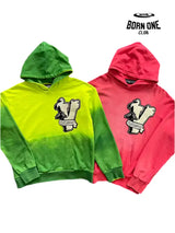 Vertabrae Embroidered Patch Logo Hoodie Moletom