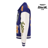 Louis Vuitton Multi Patches Mixed Leather Varsity Jaqueta