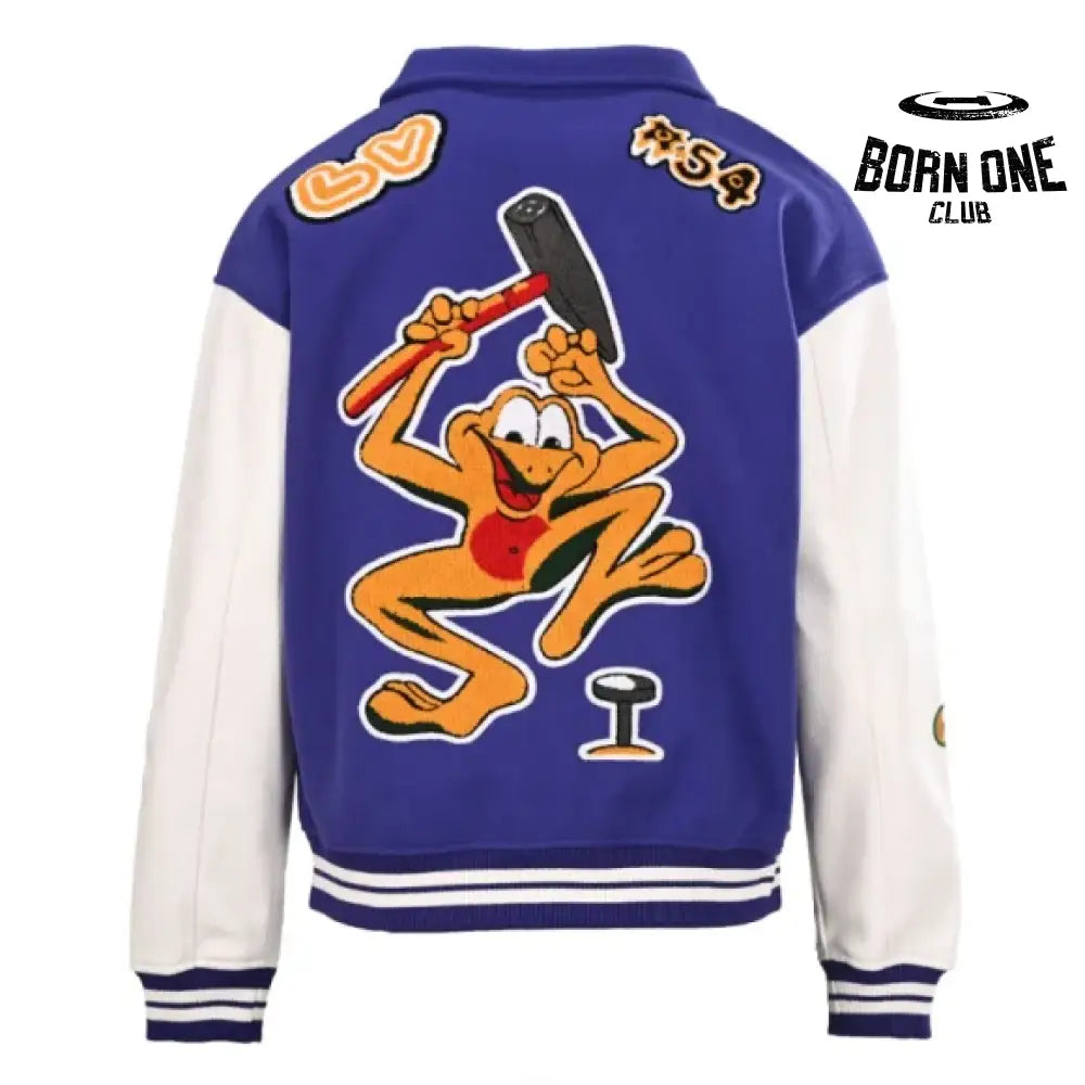 Louis Vuitton Multi Patches Mixed Leather Varsity Jaqueta