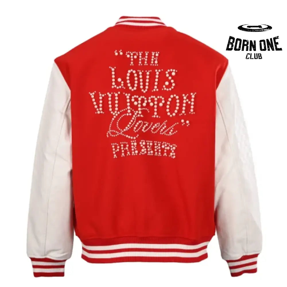 Louis Vuitton Mix Leather Varsity Jaqueta