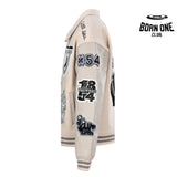 Louis Vuitton Multi-Patches Mixed Leather Varsity Jaqueta