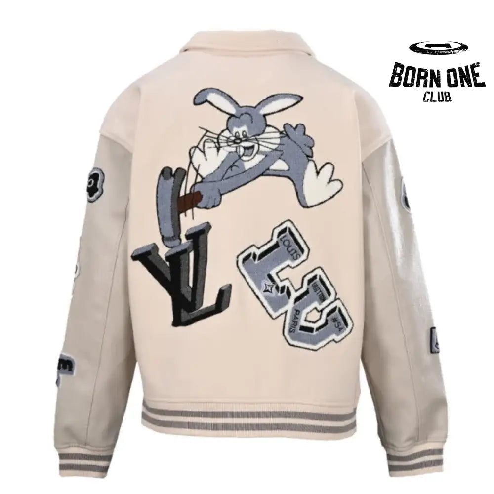 Louis Vuitton Multi-Patches Mixed Leather Varsity Jaqueta