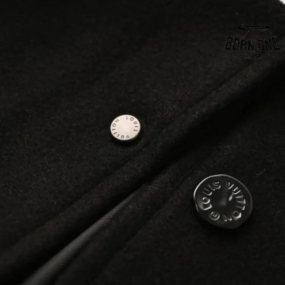 Louis Vuitton Leather Basketball Jaqueta x NBA in Black
