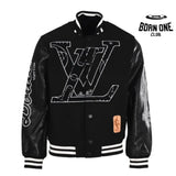 Louis Vuitton Leather Basketball Jaqueta x NBA in Black
