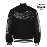 Louis Vuitton Leather Basketball Jaqueta x NBA in Black