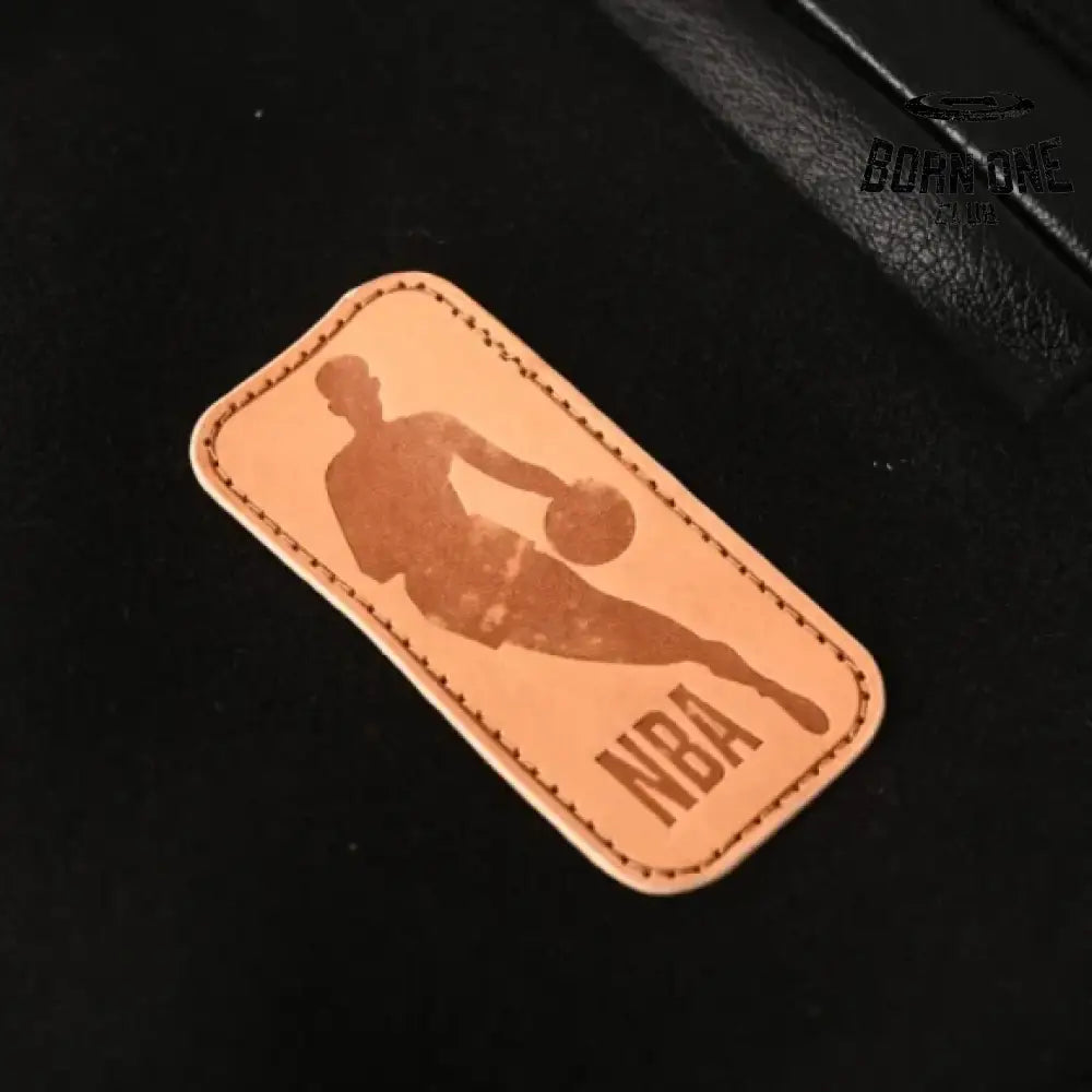 Louis Vuitton Leather Basketball Jaqueta x NBA in Black