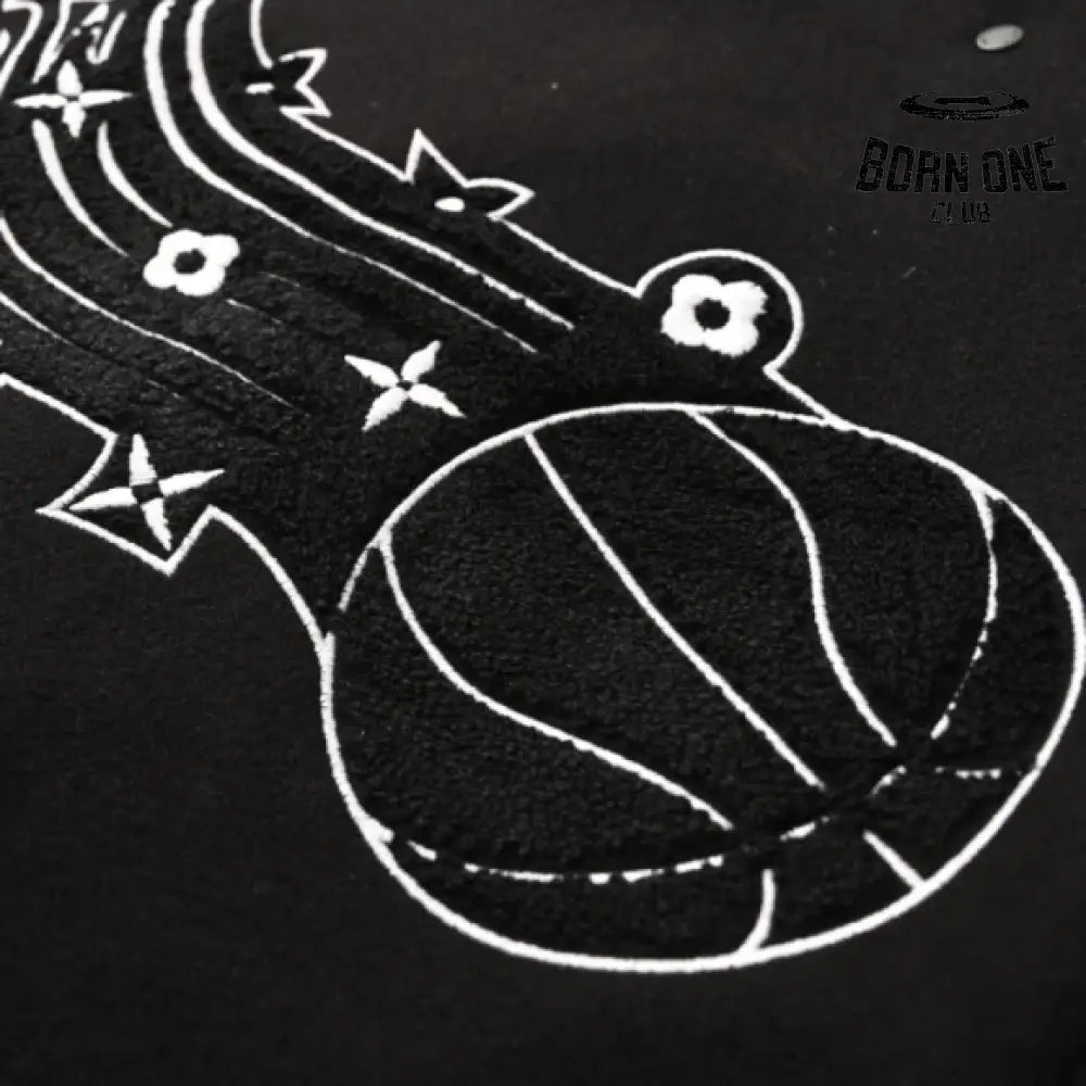 Louis Vuitton Leather Basketball Jaqueta x NBA in Black