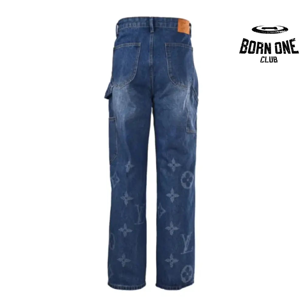 Louis Vuitton Monogram Calça Jeans Workwear Indigo