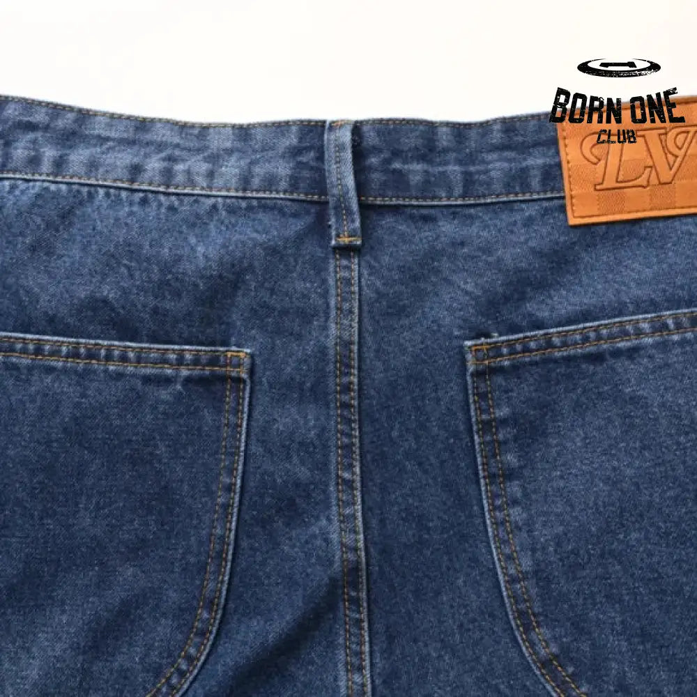 Louis Vuitton Monogram Calça Jeans Workwear Indigo