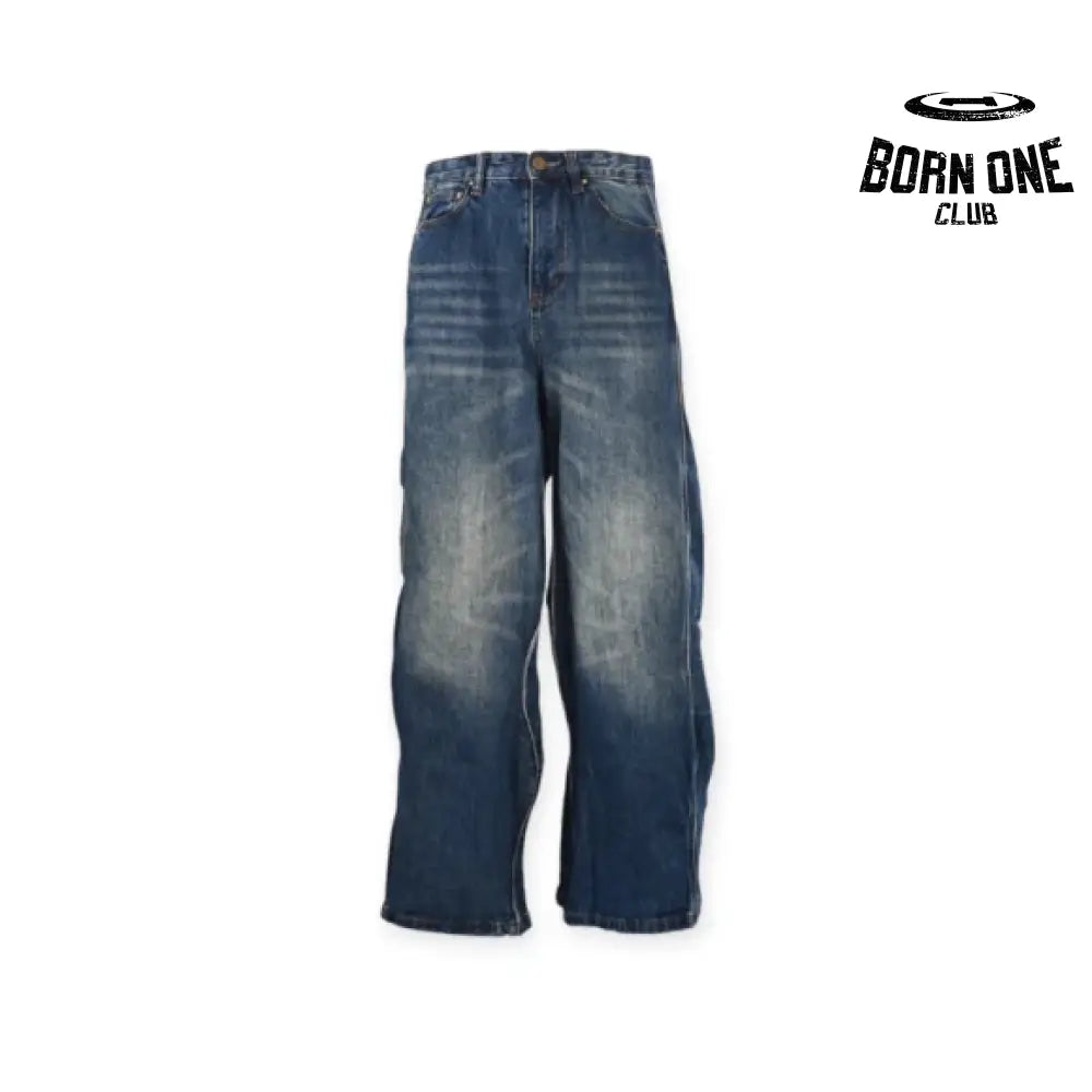 Louis Vuitton Washed Wavy Calça Jeans