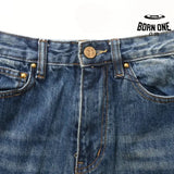 Louis Vuitton Washed Wavy Calça Jeans